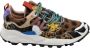 Flower Mountain Beige Veterschoenen Platte Schoenen - Thumbnail 1