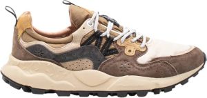 Flower Mountain Beige en Bruine Yamano 3 Schoen Bruin Heren