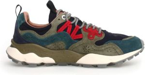 Flower Mountain Blauw en groen urban sneakers Blauw Heren