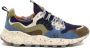 Flower Mountain Blauwe Suède en Stoffen Sneakers Multicolor Heren - Thumbnail 1