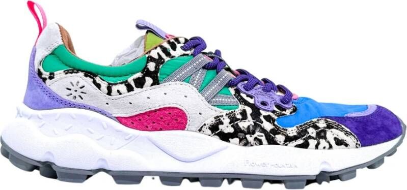 Flower Mountain Blauwe Yamano Sneakers Ss24 Collectie Multicolor Dames
