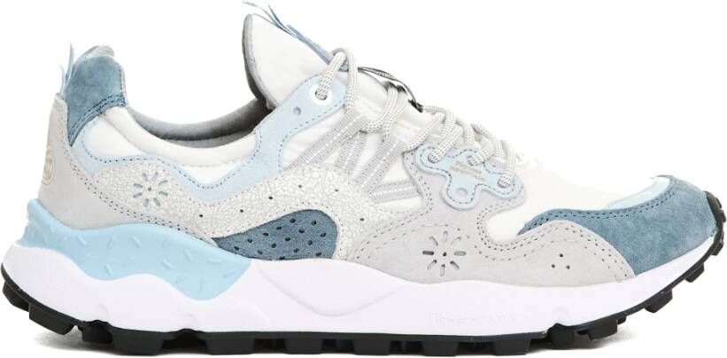 Flower Mountain Blue Suede Sneakers