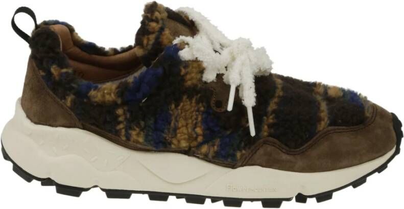Flower Mountain Bruine Teddy Fur Sneaker