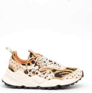 Flower Mountain Cavallino Tigrato Sneakers in Beige en Bruin Beige Heren