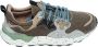 Flower Mountain Chevron en suède sneaker model Ya o - Thumbnail 1