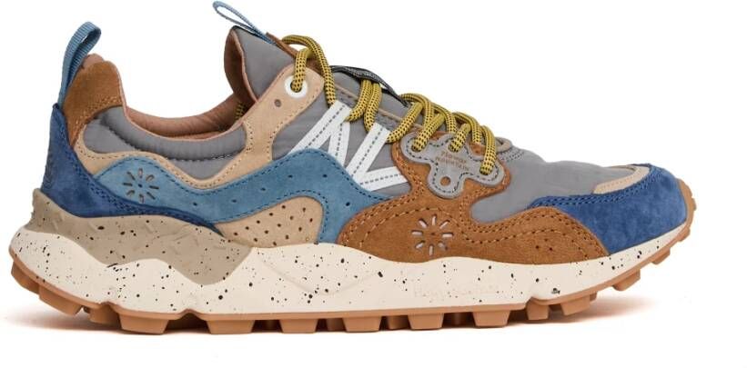 Flower Mountain Lage Sneakers YAMANO 3 2017816 01-3D67 DEEP PETROL LIGHT