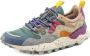 Flower Mountain Multicolor Sneakers met Suède Inzetstukken - Thumbnail 1