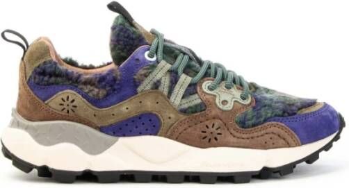Flower Mountain Suede and technical fabric sneakers Ya o 3 UNI Multicolor