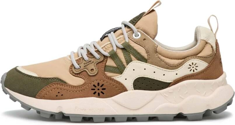 Flower Mountain Eco-suede and technical fabric sneakers Yamano 3 MAN Kaiso