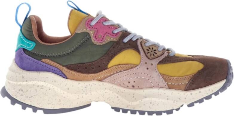 Flower Mountain Elegante Nubuck Nylon Sneakers