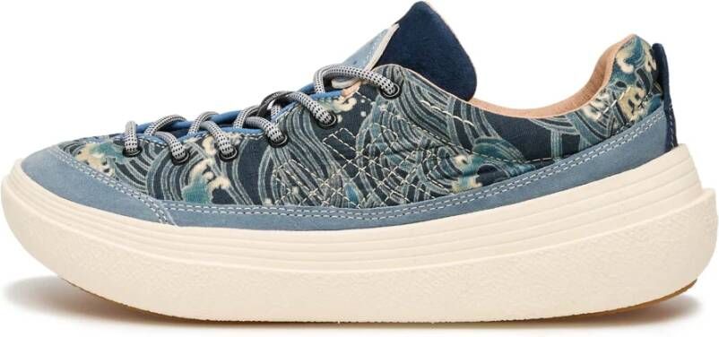Flower Mountain Fabric and suede sneakers Fami UNI