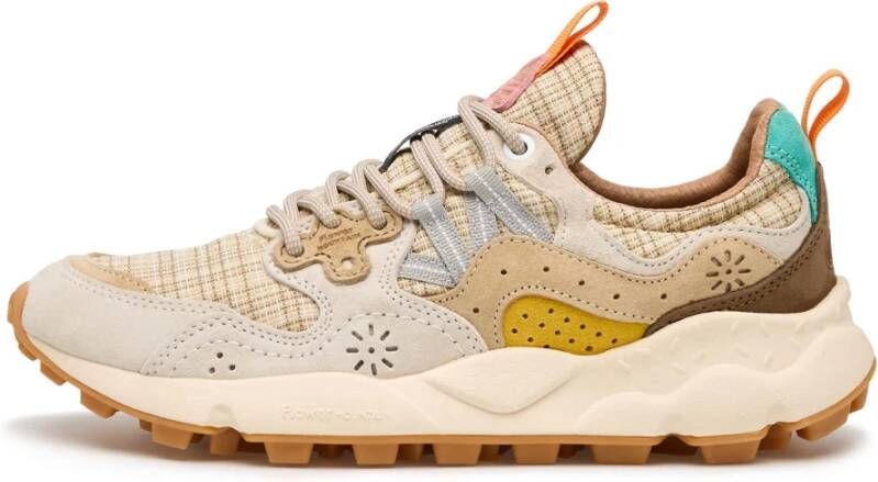 Flower Mountain Fabric and suede sneakers Yamano 3 Woman