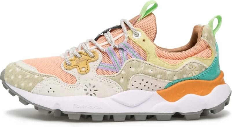 Flower Mountain Fabric and suede sneakers Yamano 3 Woman