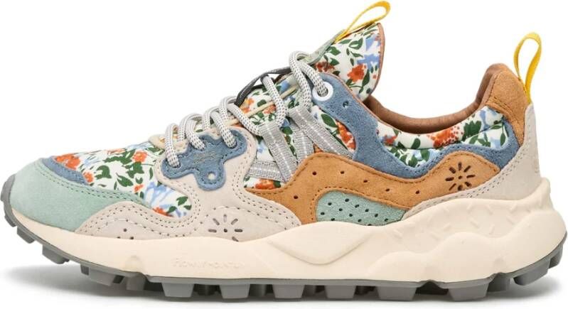 Flower Mountain Fabric and suede sneakers Yamano 3 Woman