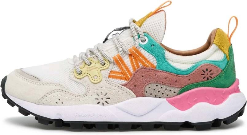 Flower Mountain Fabric and suede sneakers Yamano 3 Woman