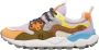 Flower Mountain Faux leather and technical fabric sneakers Yamano 3 Woman Kaiso Purple Dames - Thumbnail 5