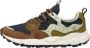 Flower Mountain Faux suede and technical fabric high-top sneakers Ya o 3 UNI Kaiso Multicolor Unisex - Thumbnail 1