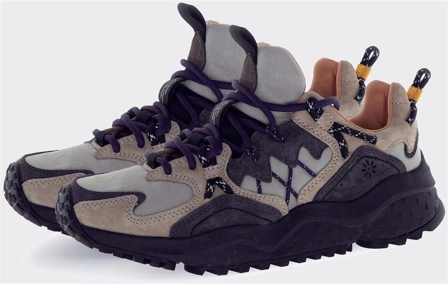 Flower Mountain Donkergrijze Lichtgrijze Sneakers