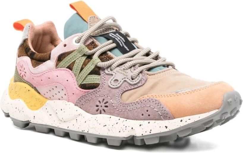 Flower Mountain Gele en Grijze Sneakers