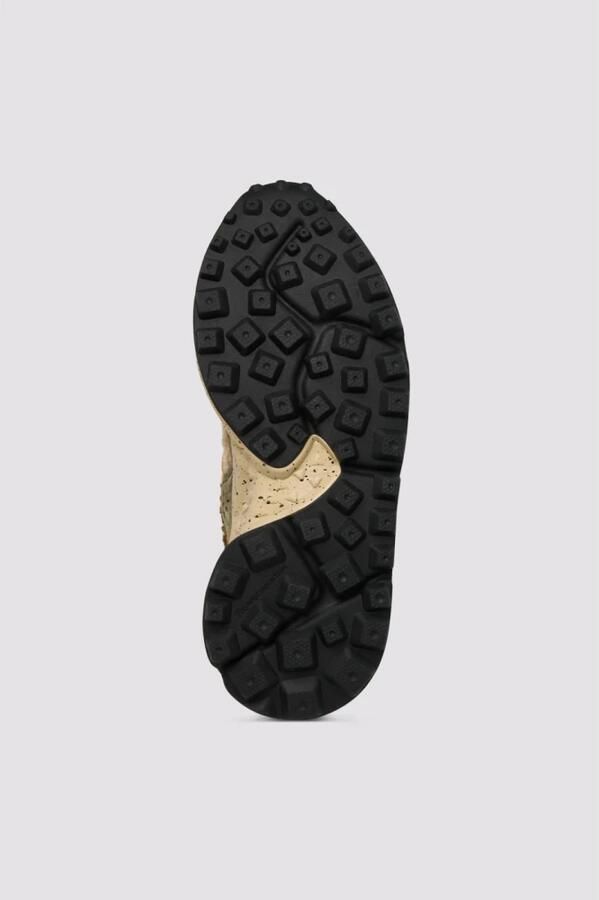 Flower mountain dames sneaker Kotetsu W badstof en suède beige - Foto 3