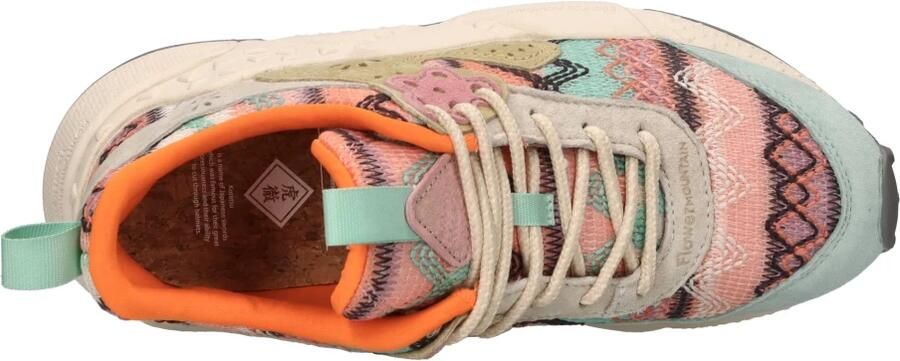 Flower mountain dames sneaker Kotetsu textiel multi oranje - Foto 3