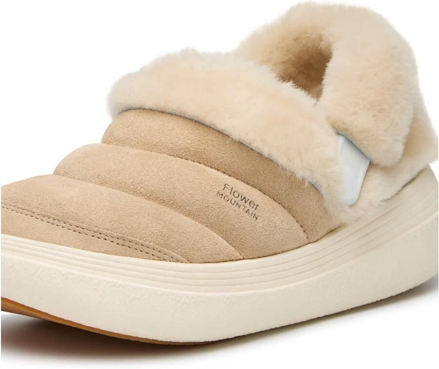 Flower Mountain Leather and wool sneakers Fami Slipper Woman