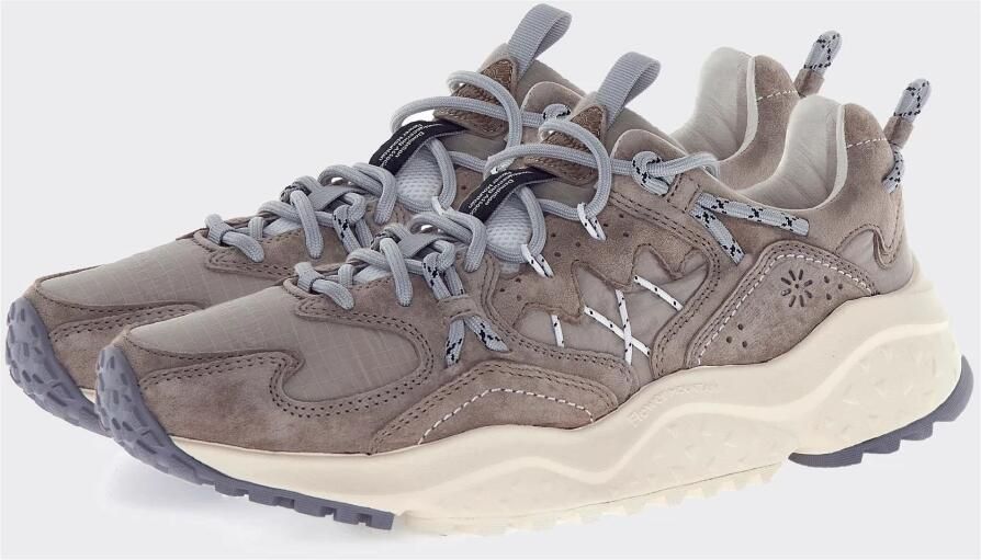 Flower Mountain Lichtgrijze Bloem Sneakers - Foto 3