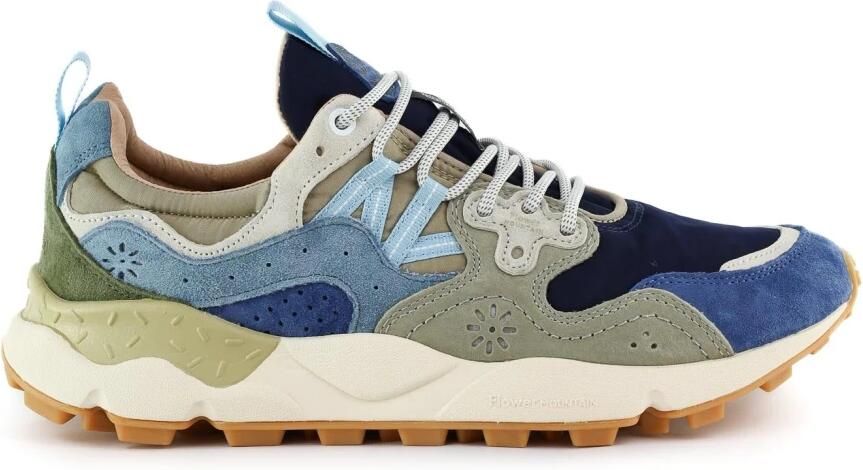 Flower Mountain Low-cut Suède en Nylon Sneakers