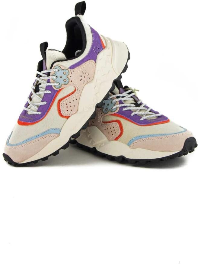 Flower Mountain Multicolor Suède Sneaker met Kurk Binnenzool - Foto 2