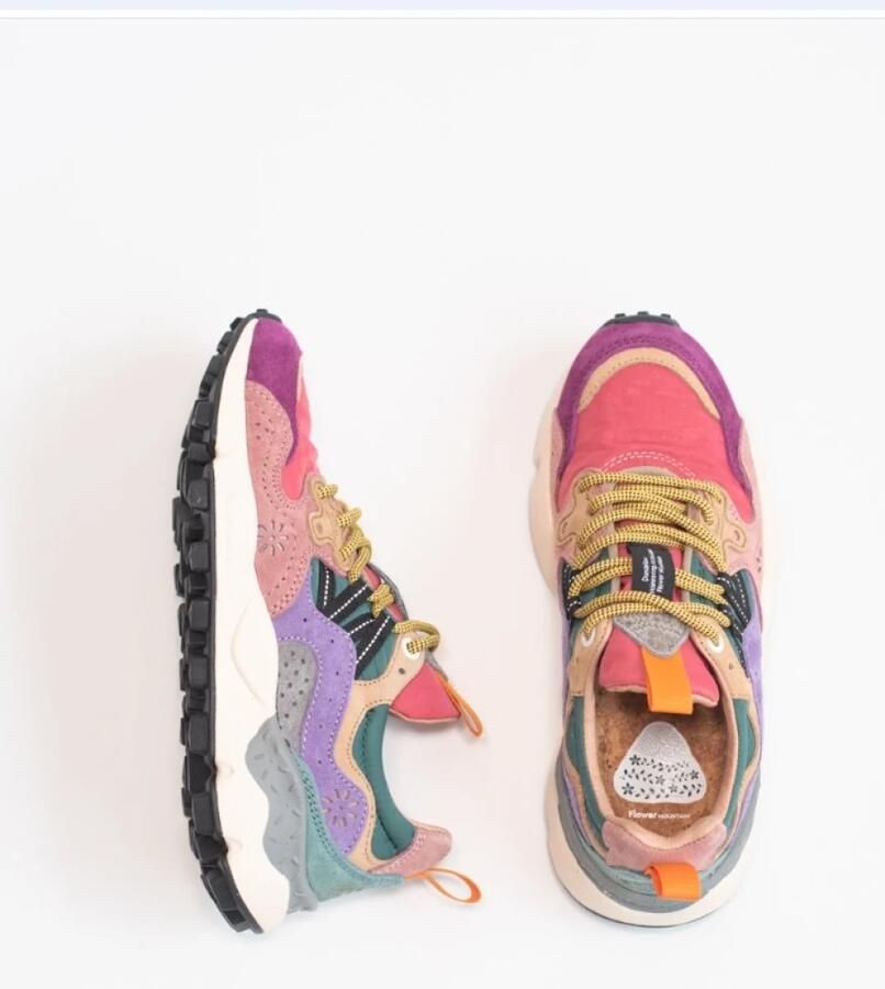 Flower Mountain Lage Sneakers YAMANO 3 2017817 01-IL27 BURGUNDY FUCHSIA CIPRIA