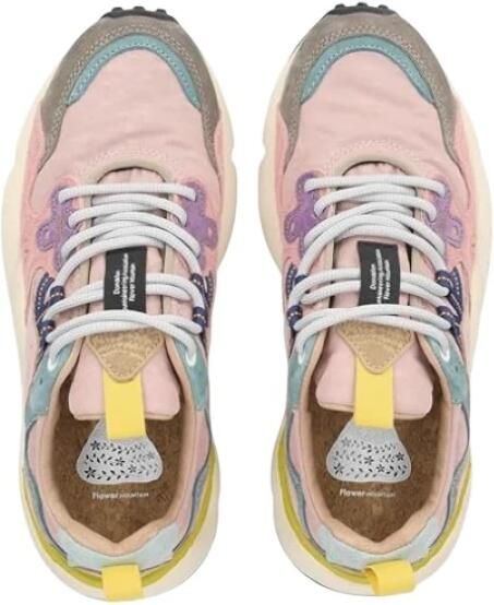 Flower Mountain Lage Sneakers YAMANO 3 2017817 01-2B22 GREY CIPRIA LIGHT PINK - Foto 3