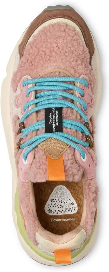 Flower Mountain Roze Sneakers voor Bergavonturen