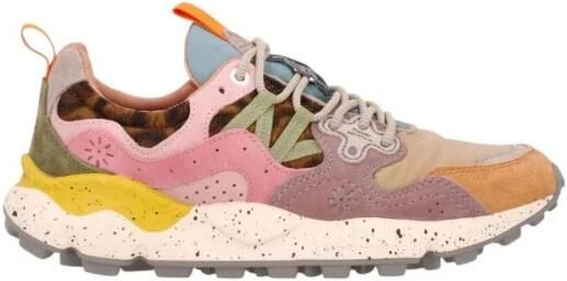 Flower Mountain Suede and technical fabric sneakers Yamano 3 Woman - Foto 5