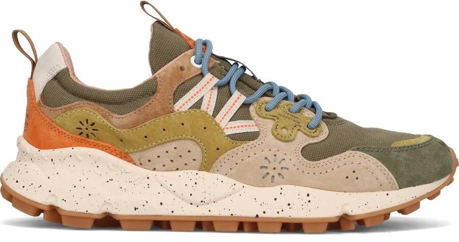 Flower mountain heren sneaker Yamano canvas kaki beige - Foto 2