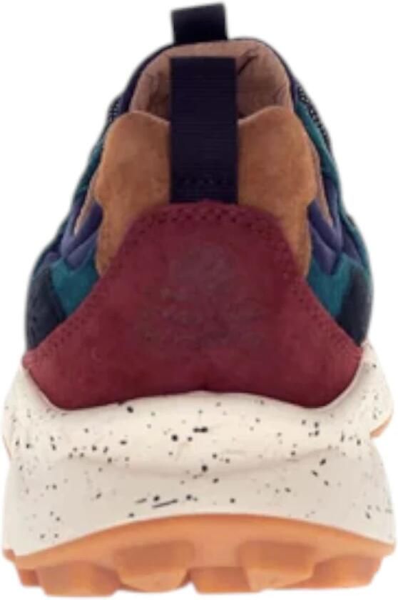 Flower Mountain Lage Katoenen Sneakers met Kurk Binnenzool