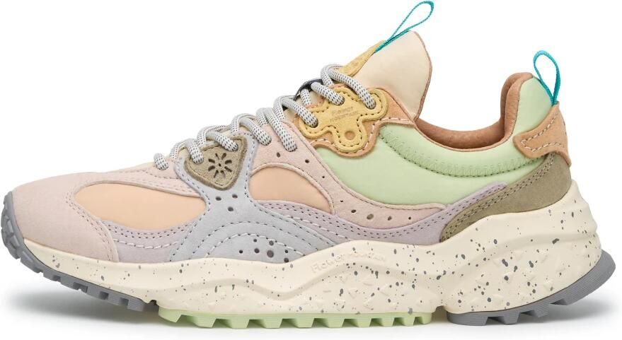 Flower mountain Veelkleurige Wave Leren Sneakers - Foto 2