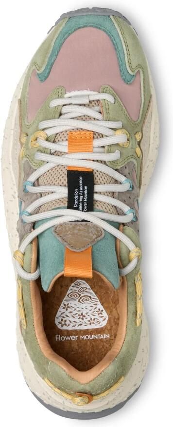 Flower Mountain Sneakers laag 'YAMABUSHI WOMAN' aardetinten - Foto 3