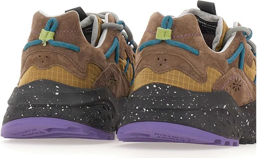 Flower Mountain Yamabushi Sneakers blauw bruin