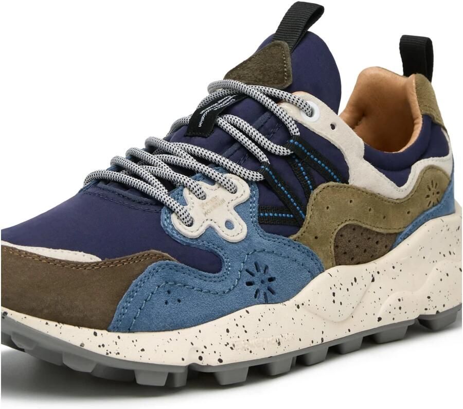 FLOWER MOUNTAIN Lage Sneakers Heren Yamano 3 Man Maat: 42 Materiaal: Suède Kleur: Bruin