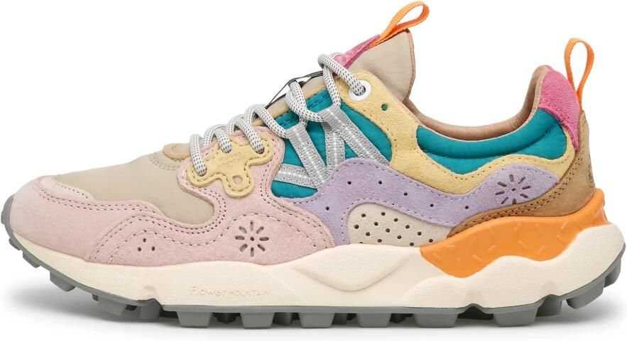 Flower Mountain Lage Sneakers YAMANO 3 2017817-3M51 LIGHT PINK LILAC PETROL - Foto 2