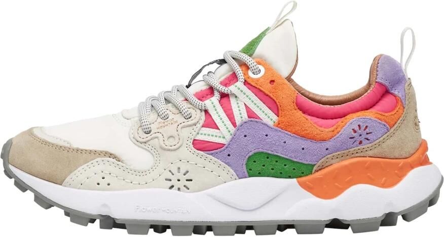 Flower Mountain Suede and technical fabric sneakers Yamano 3 Woman Multicolor Dames - Foto 3