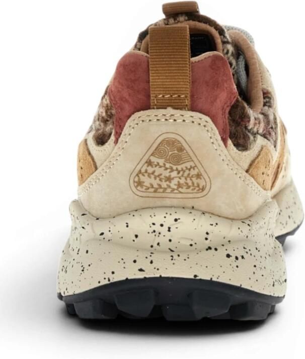Flower Mountain Sneakers laag 'YA O 3 UNI' beige - Foto 3