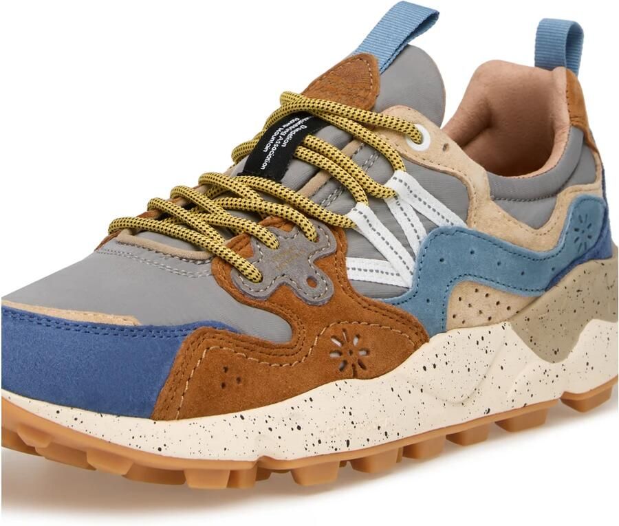 Flower Mountain Lage Sneakers YAMANO 3 2017816 01-3D67 DEEP PETROL LIGHT - Foto 2