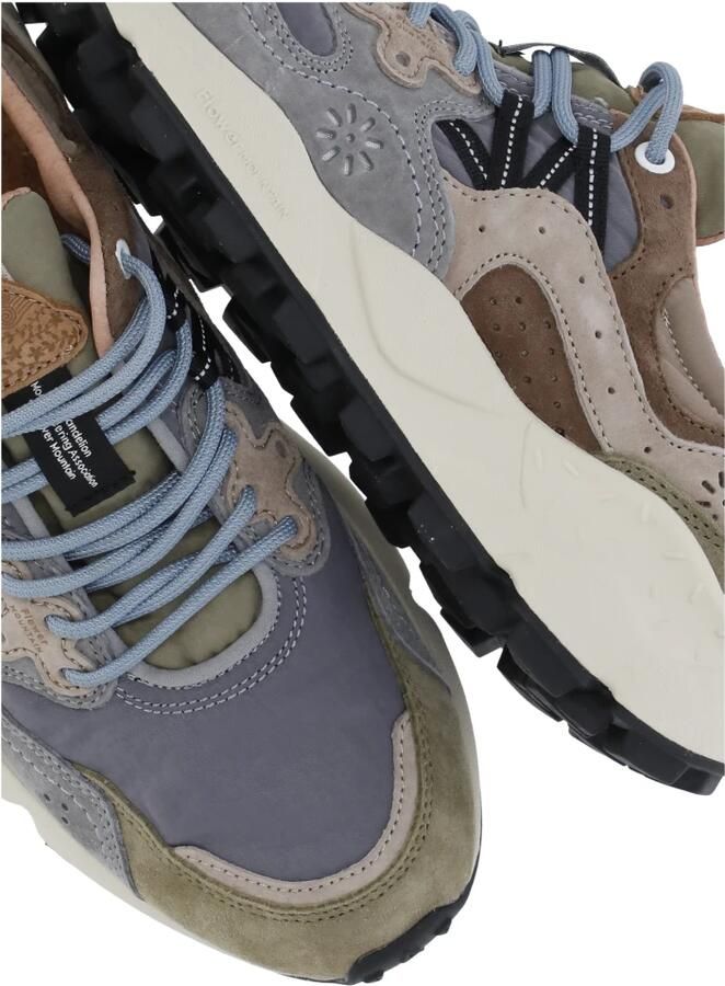 Flower Mountain Lage Sneakers YAMANO 3 2017816 01-1F84 MILITARY GREY-LIGHT BROWN - Foto 2