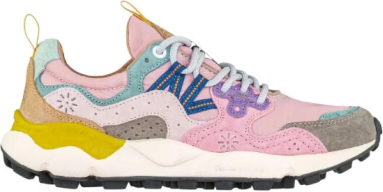Flower Mountain Lage Sneakers YAMANO 3 2017817 01-2B22 GREY CIPRIA LIGHT PINK - Foto 5