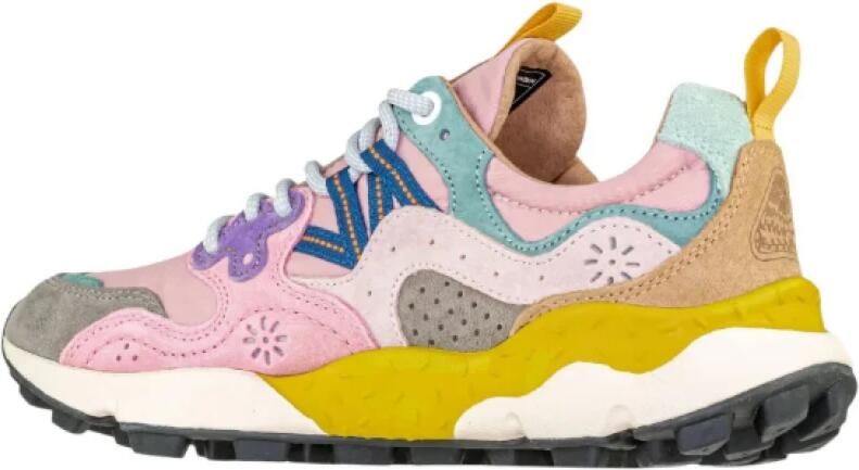 Flower Mountain Lage Sneakers YAMANO 3 2017817 01-2B22 GREY CIPRIA LIGHT PINK - Foto 4