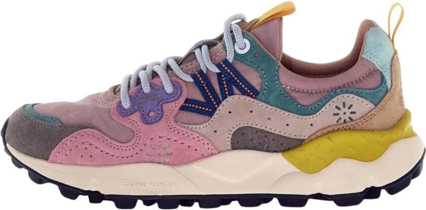 Flower Mountain Lage Sneakers YAMANO 3 2017817 01-2B22 GREY CIPRIA LIGHT PINK - Foto 2