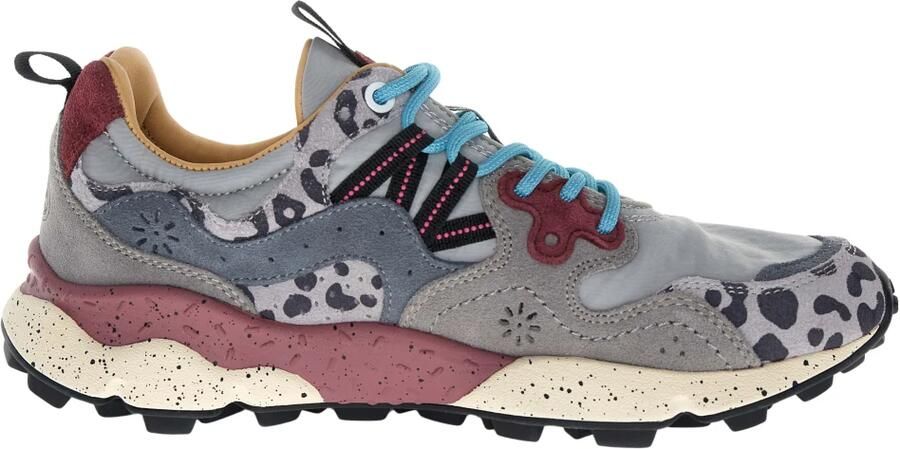 Flower Mountain Sneakers laag 'YA O 3 UNI' vuurrood