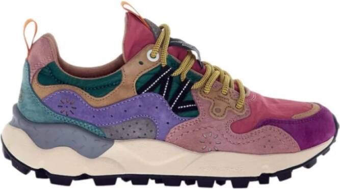 Flower Mountain Lage Sneakers YAMANO 3 2017817 01-IL27 BURGUNDY FUCHSIA CIPRIA