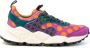 Flower Mountain Gedrukte Suède Sneakers met Kurken Binnenzool Multicolor Dames - Thumbnail 12